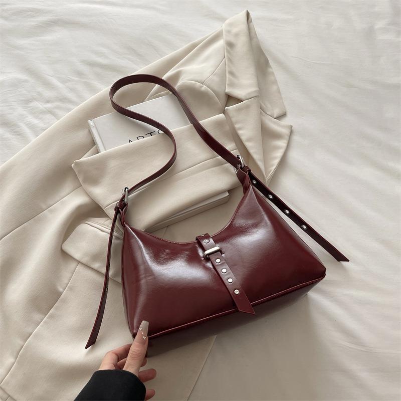 Nische einfache tragbare Knödeltasche Damen Herbst neu Retro Mode Schulter Umhängetasche