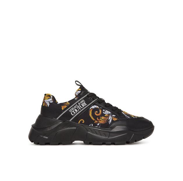 Мужские кроссовки Versace Jeans Couture 78ya3sc2 чёрные
