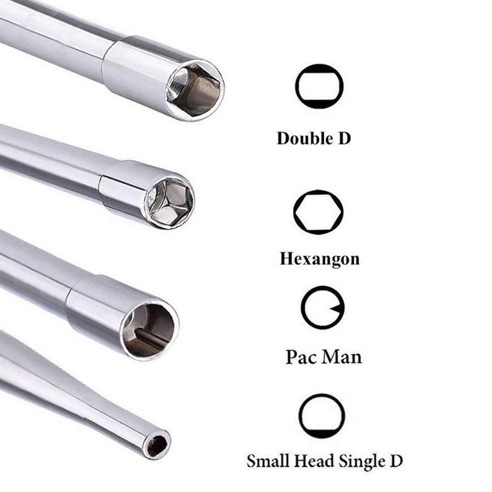 25 delar Professionell Förgasarjusteringsverktygsats Sexkantssockel Skruvmejselset med Rengöringsborste Nål ZAMA STIHL Husqvarna