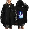 Solo Leveling Harajuku Anime Zipper Hoodies Mens Casual Zipper Coats Cartoon Printed Sweatshirts Hip Hop Hoody Streetwear Hooded Cardigan Tops