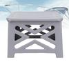 Tragbare Campingtoilette Faltbare Reisetoilette mit Deckel 100 kg Tragfähigkeit für Outdoor-Wandern Bootfahren