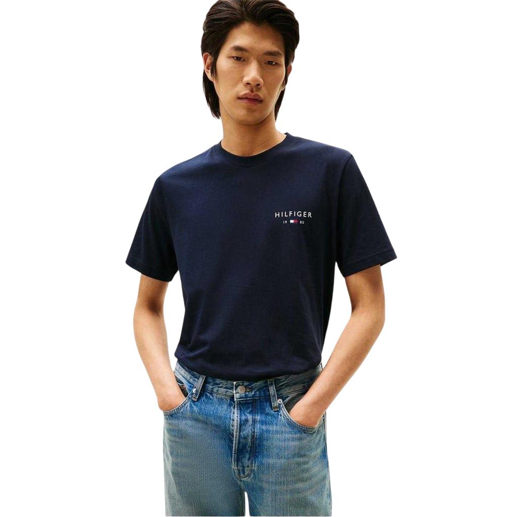 Tommy Hilfiger Mens Love Logo Crew Neck T-Shirt