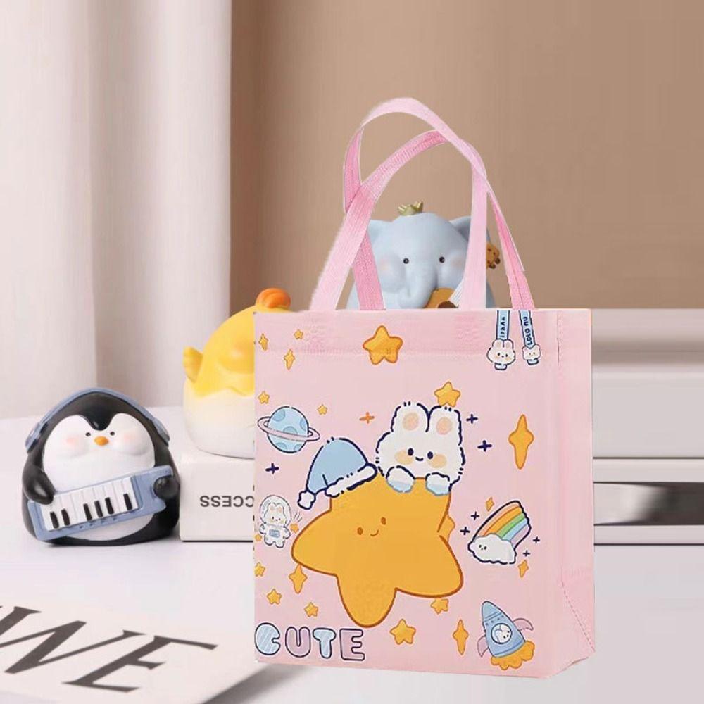 Non-Woven Non-woven Handbag Cartoon Shopping Bag Durable Children Tote Bag