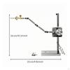 Metal Rigging Stand with M3 Thread | Compact Tabletop Design, Lifting Articulated Arm