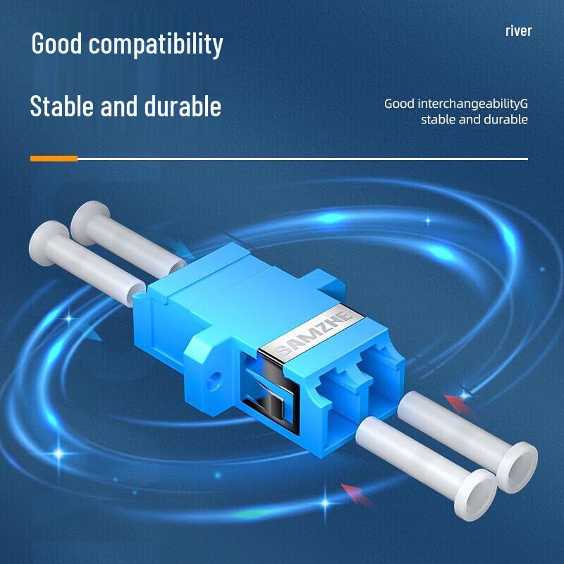 SAMZHE LC-LC Fiber Optic Adapters (10-Pack)