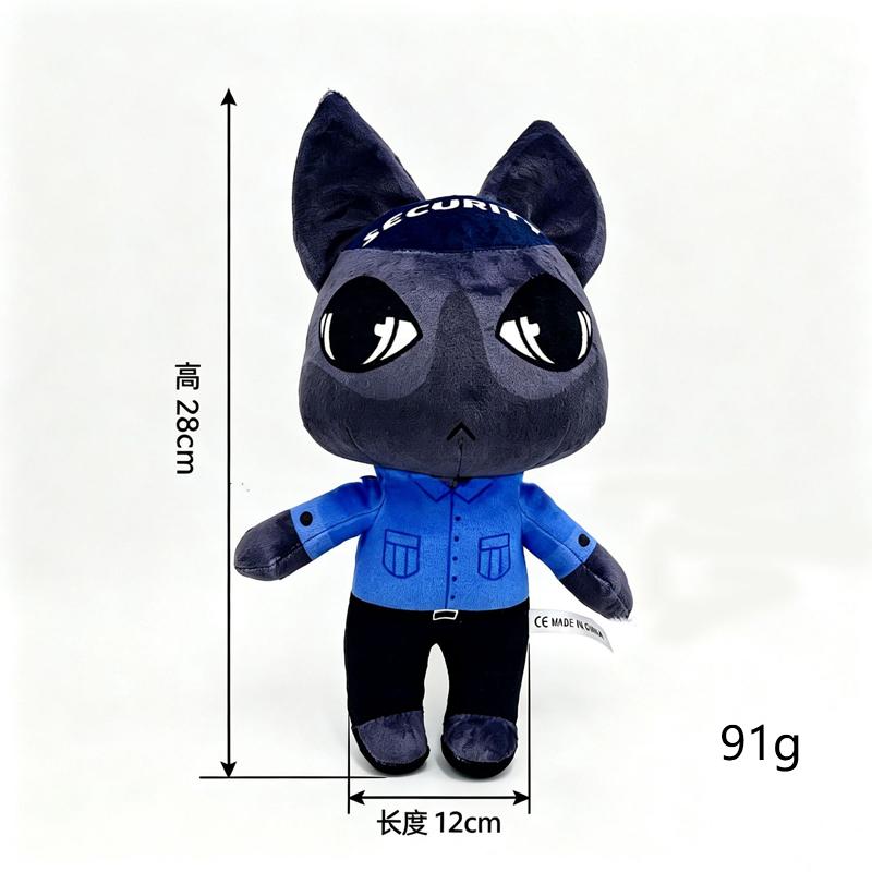 New Animal Hospital Blue Dog Soft Cuddly Stuffed Plush Cartoon Doll Collectible Birthday Gift For Adult Game Fans