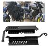 CNC Billet Kühler Seitenschutz Abdeckung Schutz passend für Yamaha MT09 FZ09 2013 2017 Schwarz