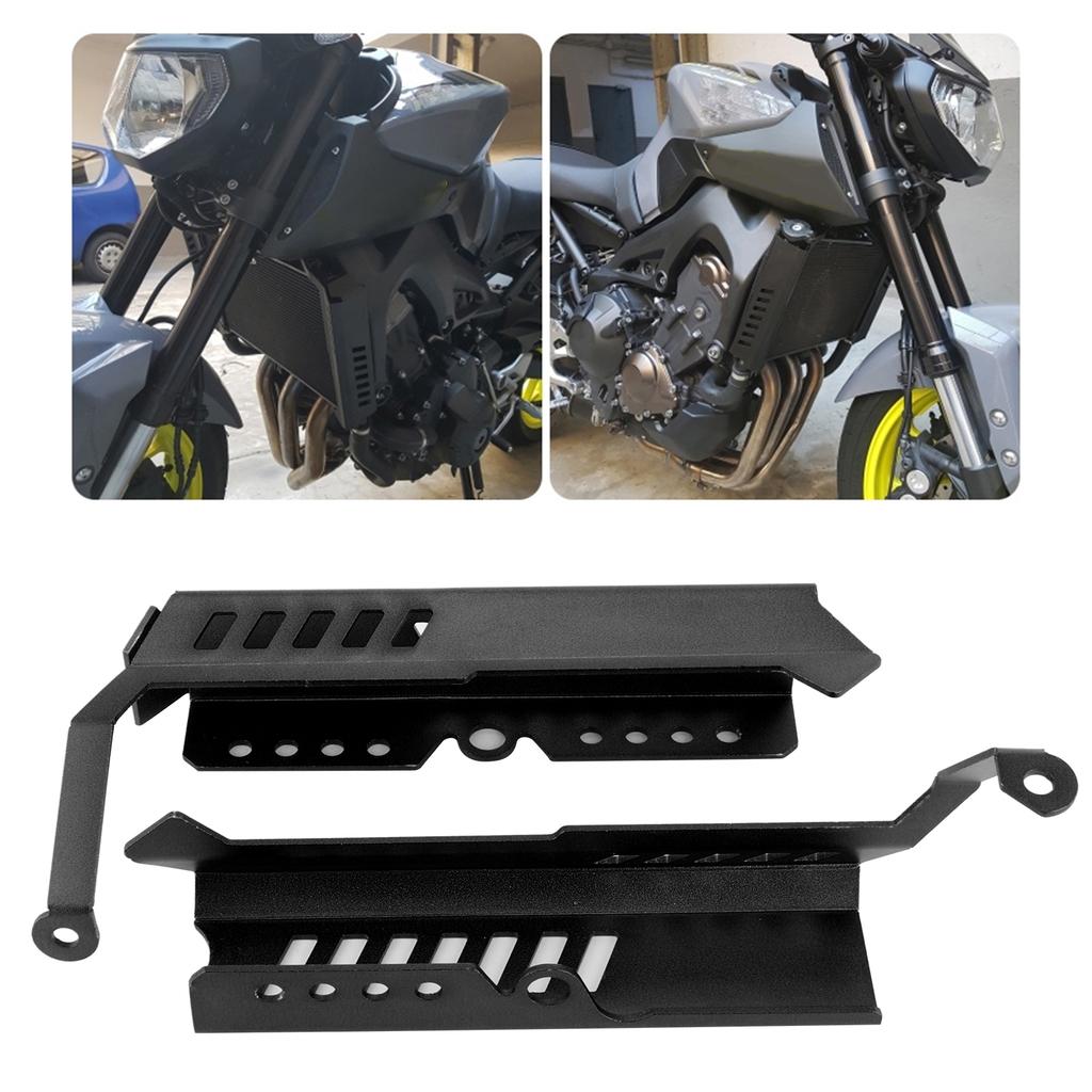 CNC Billet Kühler Seitenschutz Abdeckung Schutz passend für Yamaha MT09 FZ09 2013 2017 Schwarz