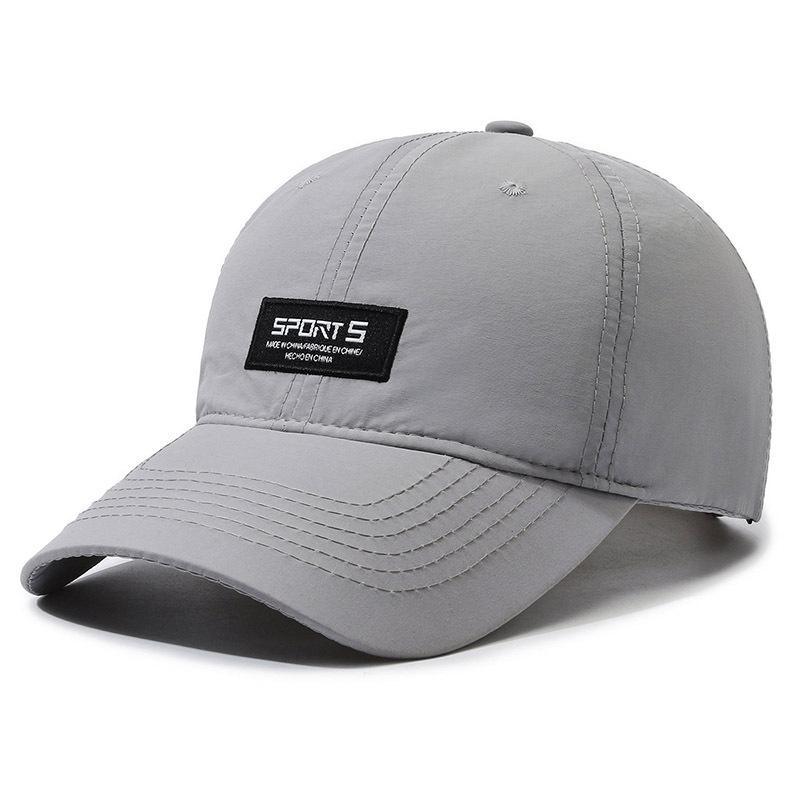 

Весенние и летние новые шляпы, легкие и тонкие кепки, мужские спортивные быстросохнущие бейсболки, козырьки от солнца для занятий спортом на открытом воздухе Adjustable светло-серый
