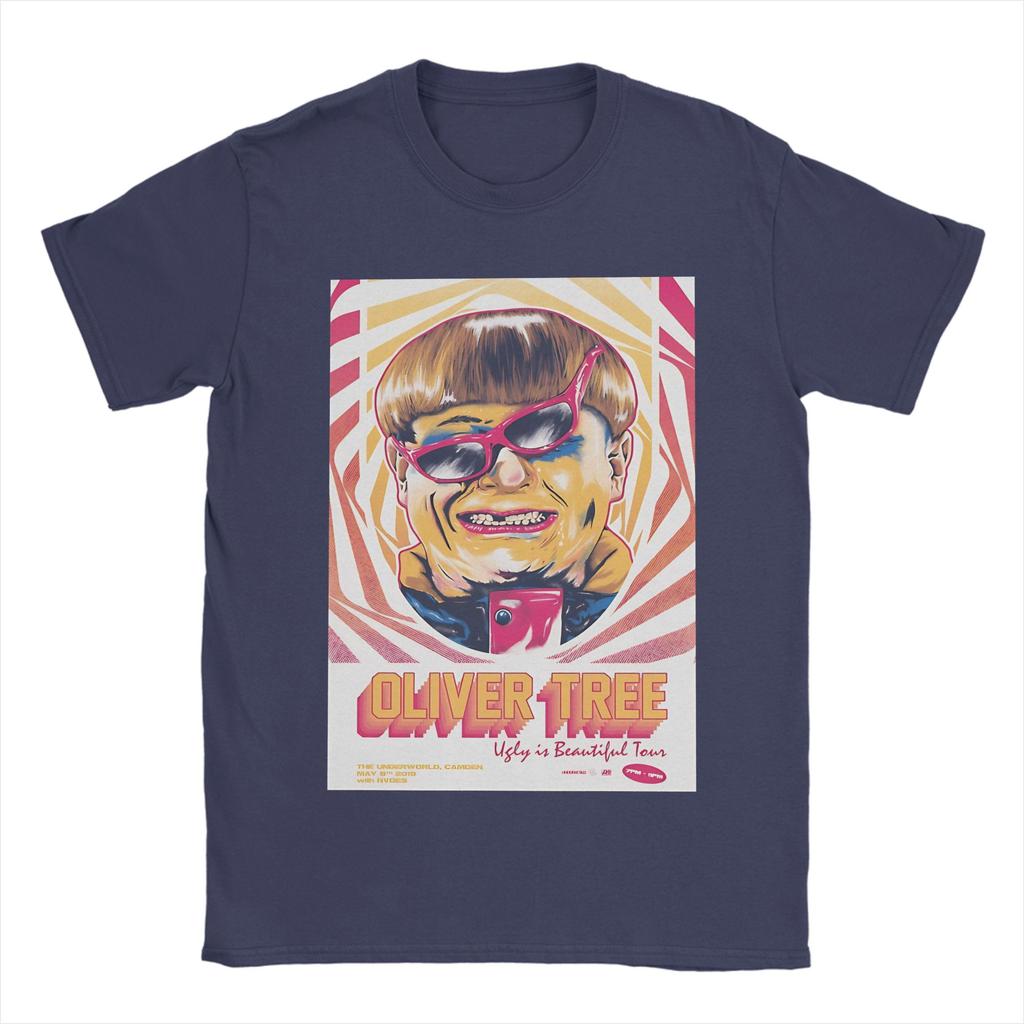 Oliver Tree Ugly Is Beautiful Magliette Unisex Unisex Vintage Cotone Magliette Girocollo Manica Corta Maglietta Grafica Stampata Vestiti