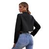 Stylish Waist-Revealing Short Blazer Jacket - Niche Casual Suit with Spicy Girl Flair