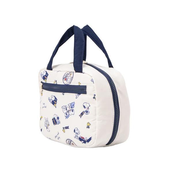PEANUTS Snoopy 2-way Hanging Pouch (enjoy Your Trip) Japan NEW