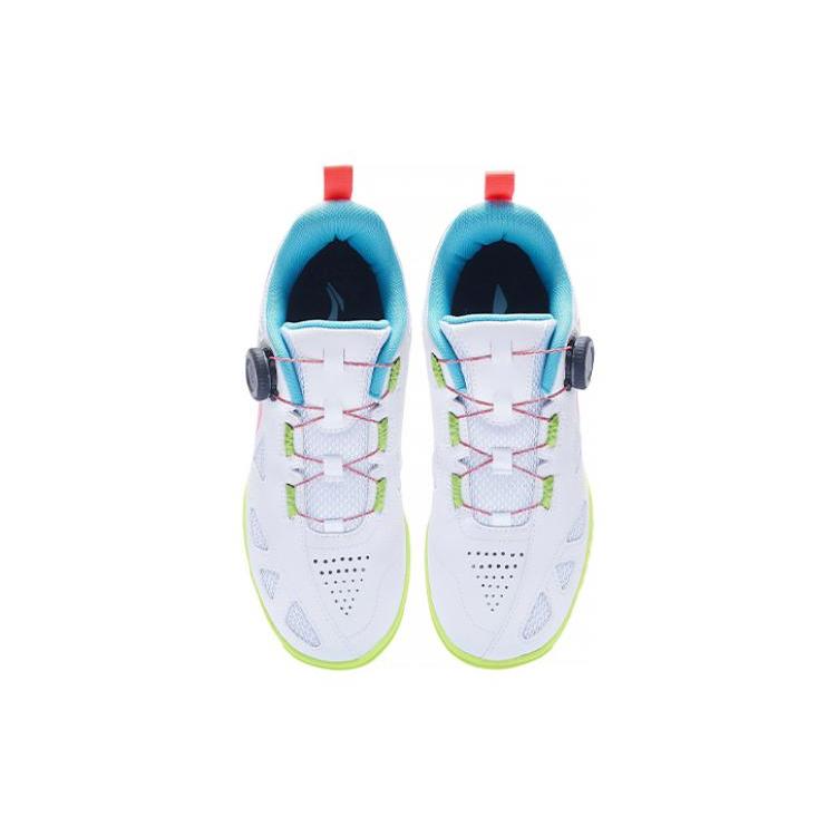 Li Ning Mage ESS Bekväma Slitstarka Andningsaktiva Låga Träningsskor Unisex Vit Röd APTT001-1