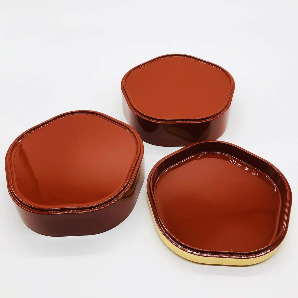 Maeju lacquerware Miyabi 5.0 Flower Weight 6R-507 Red