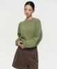 MUSINSA STANDARD WOMAN Women'S Boucle Relaxed Crew Neck Knit [Light Moss]
