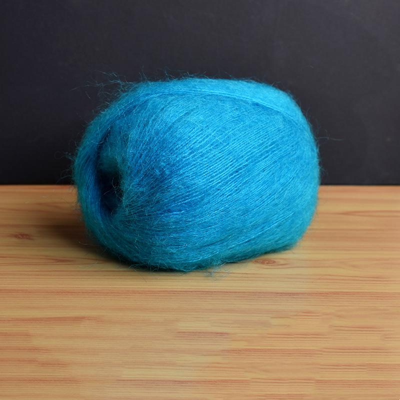Mohair Fine Wool Yarn Knitting Sewing Thread Soft Skin-friendly Crochet for Sweater Scarf Shawl