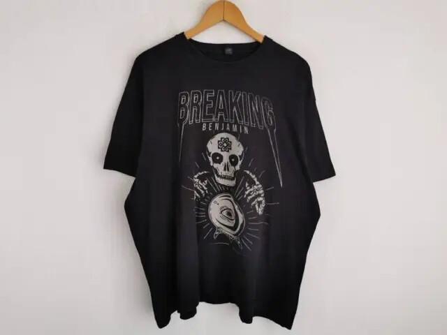Breaking Benjamin Shirt Vintage 90s Breaking Benjamin American Band T-shirt XL