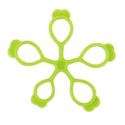 Silikon Fingerdehner Blumenform Rückfederung Dekompression Handgriff Stärkung für Büro