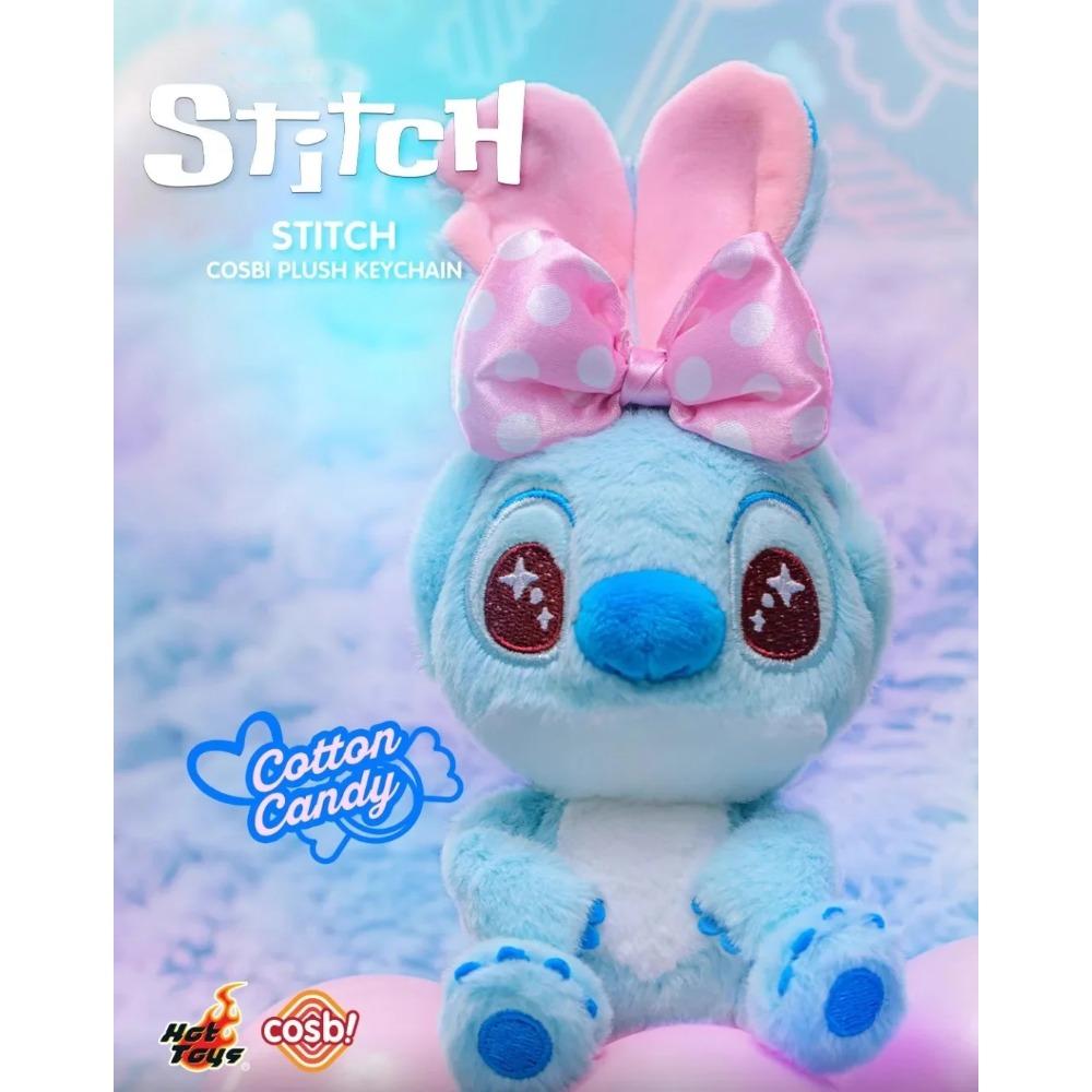 Genuine Hot Toys Candy Stitch Series Blind Box Cosbi Plush Keychain Collection Desktop Ornament Trend Cute Doll Gift