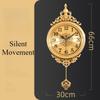 Aesthetic Wall Clock Luxury Elegant Wall Watch Decorative Large Pendulum Clocks Minimalist Silent Vintage Living Room Watches