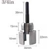 Integrated Internal & External Pipe Threading Tool, Rethreading Tool Kit, 2-in-1 Pipe Thread Cutter, Electric Drill Compatible Pvc Pipe Threader,