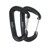 2 Stück Hochfeste D-Form Karabiner Schnalle Haken 12KN Sicherheitsverschluss Outdoor Abenteuer Ausrüstung Zubehör.