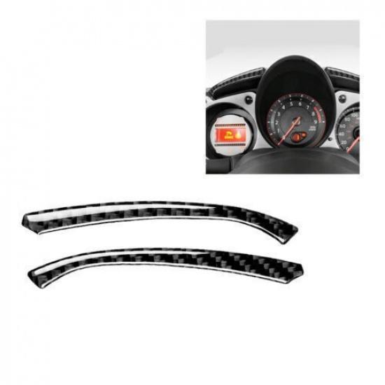 For Nissan 370Z Carbon Fiber trument Cover Decoration Trim 2009- 2pcs