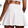 Pleated Tennis Skirts with Shorts Pockets Built-in Shorts High Waisted Skirts 2 In 1 Design Tummy Control Athletic Skirts