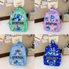 Lilo Stitch Kids Backpack With Durable Nylon For School Use And Cartoon Design