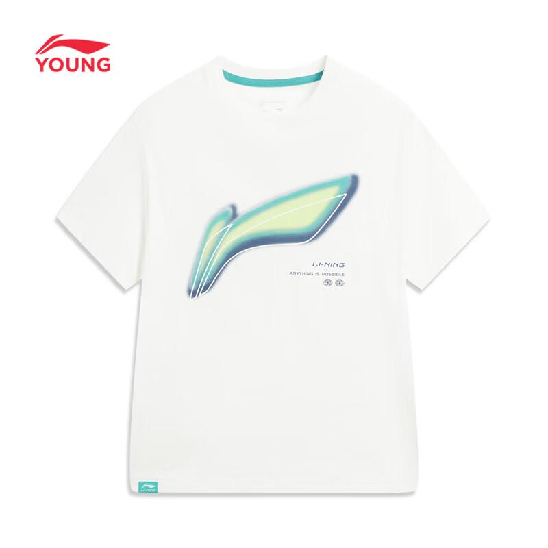 Li-Ning Kids' Breathable Loose Fit Short Sleeve T-Shirt