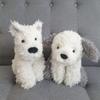 Adorable Fluffy Hair West Highland White Terrier Plushie Soft Puppy Plush Toy Stuffed Lifelike Animals Baby Appease Sleep Doll