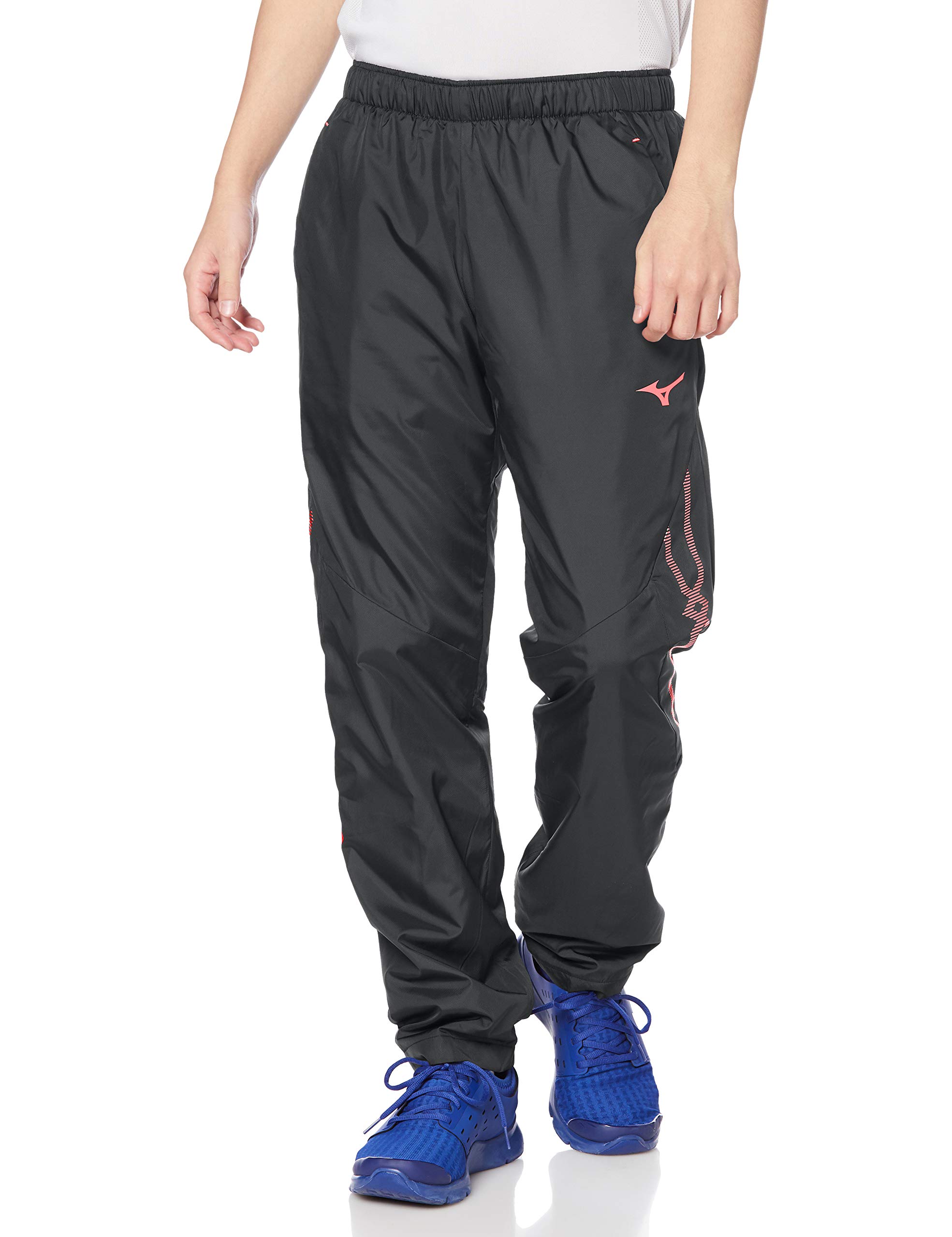 

Mizuno Breath Thermo Training Black x Size M MC-L Pants, 32MF0631, Red, (Japan)