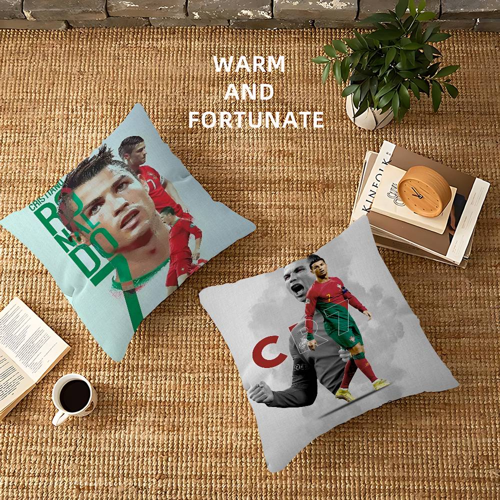 C-Cristiano R-Ronaldo CR7 Personalisierter Kissenbezug Kinderzimmer Wilde Party Deko Kissenbezug Kind Geburtstagsparty Geschenk