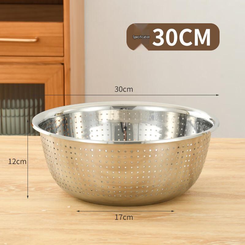 Shangqi Stainless Steel Deep Strainer & Wash Basin Set