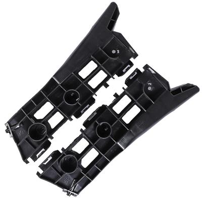 Prius 30 Series Front Bumper Supports, Black Side Retainers, Brackets, Front Bumper, ZVW30, ZVW35, PHV, Aftermarket, Left and Right Set