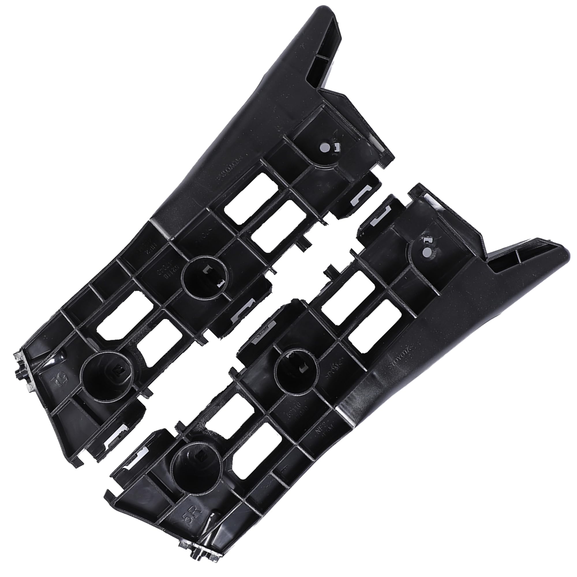 

Prius 30 Series Front Bumper Supports, Black Side Retainers, Brackets, Front Bumper, ZVW30, ZVW35, PHV, Aftermarket, Left and Right Set