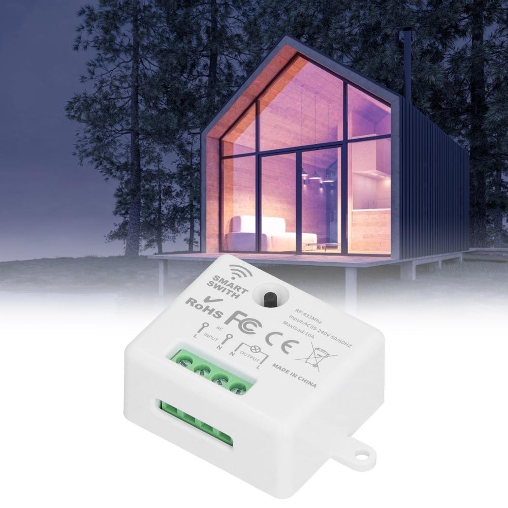 10A Smart Switch Module Compact Remote Switch Mini WiFi Relay Switch  Lighting Control
