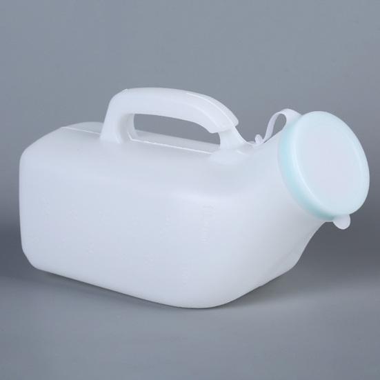 Yousheng 1200 ML Male Urinal with Cap Reusable Plastic Urinal Pot Men Urinal Accessories for Home Elderly Bedridden