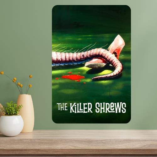 The Killer Shrews Classic Movie Metal Poster Sign 20x30cm（7.8x11.8inch）