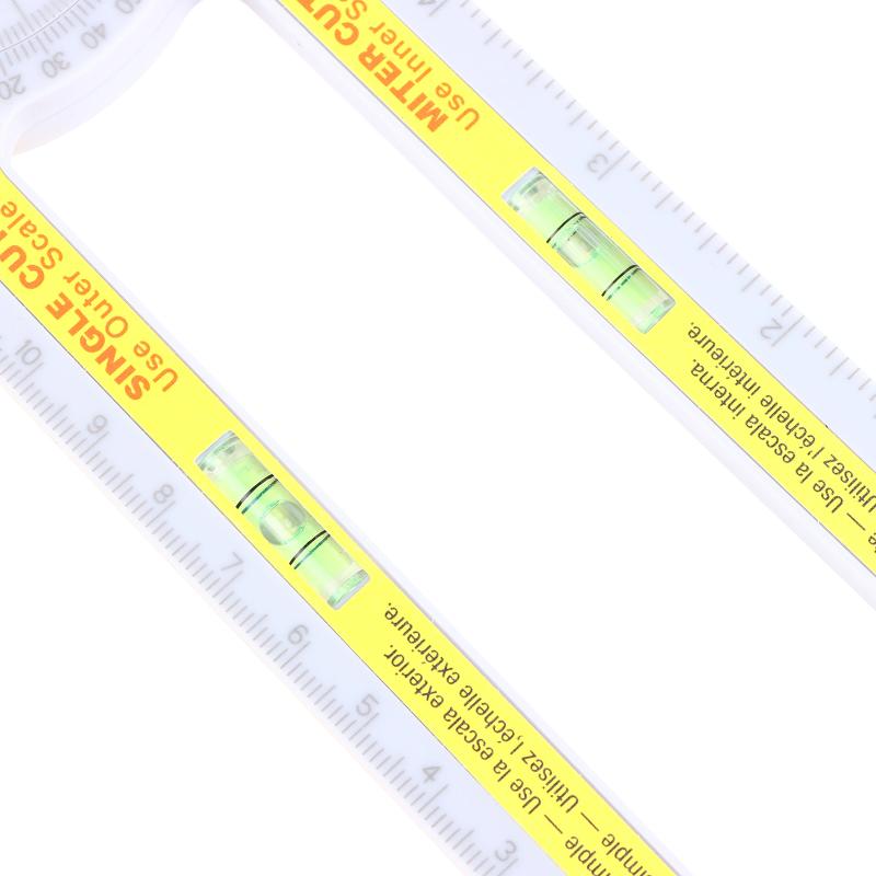 Professional Miter Saw Protractor Angle Finder Precision Miter Angle Finder Plumbers Woodworking Scale Mitre Saw Measuring Tool