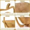 Foldable Fruit Basket,Portable Bamboos Creative Snack Plate for Christmas Party,Eco-friendly Food Storage Organizer for Camping