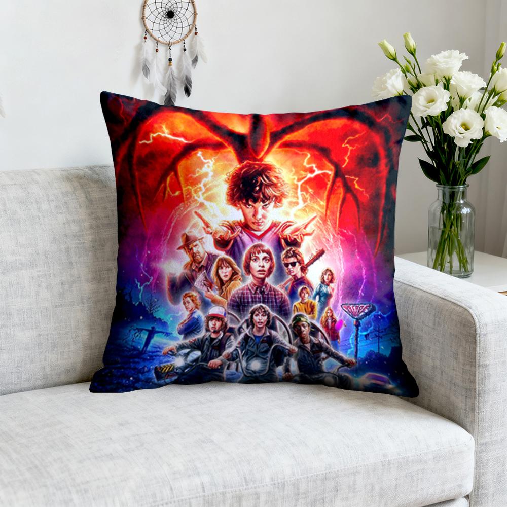 

Cushion Covers for Living Room Cushions Stranger Hawkins Eleven Decorative Pillowcase Home Decoration Personalized Gifts Pillow 30cmx30cm