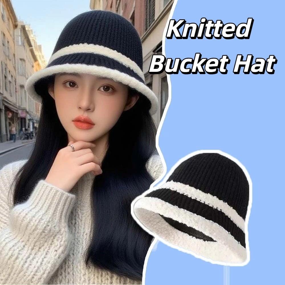 Breathable Sunshade Basin Cap Hollow Out Woven Fisherman Hat Elegant Sun Protection Cap  Women