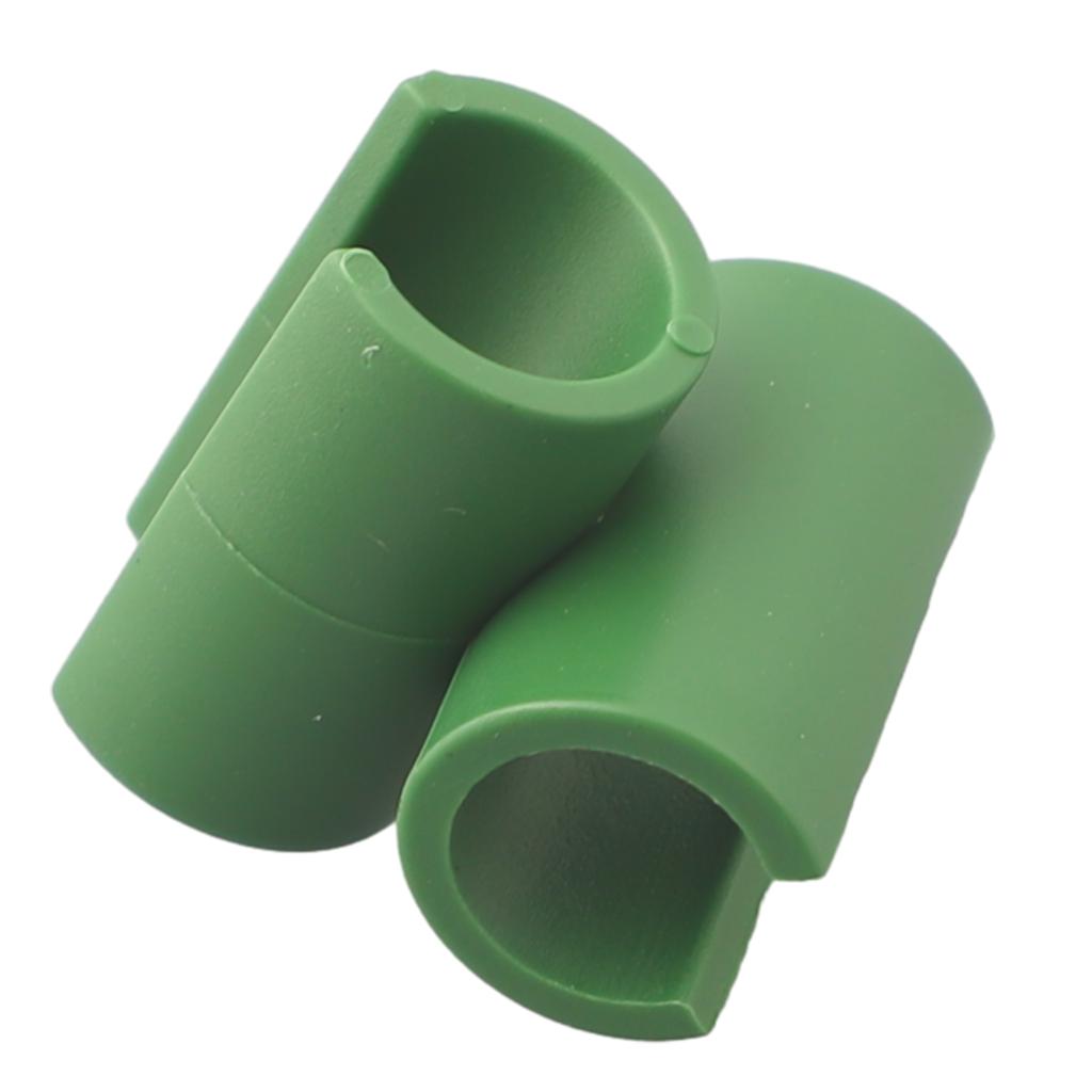 50pcs Plant Trellis Connector Clip Stake Clips For Fixed Garden Frame Rod Garden Supplies Plant Cages Supports PP Connectors