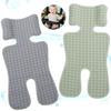 2-Pack Breathable Summer Seat Pad, Foldable Cooling Mat for Stroller, Car Seat, Baby Carrier, Universal Baby Stroller Cooler Cushion