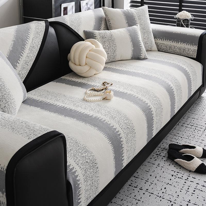 Simple And Modern Chenille Sofa Towel, Light Luxury And High-End Sofa Cover, Universal In All Seasons, Anti-Cat Scratch Sofa Cover