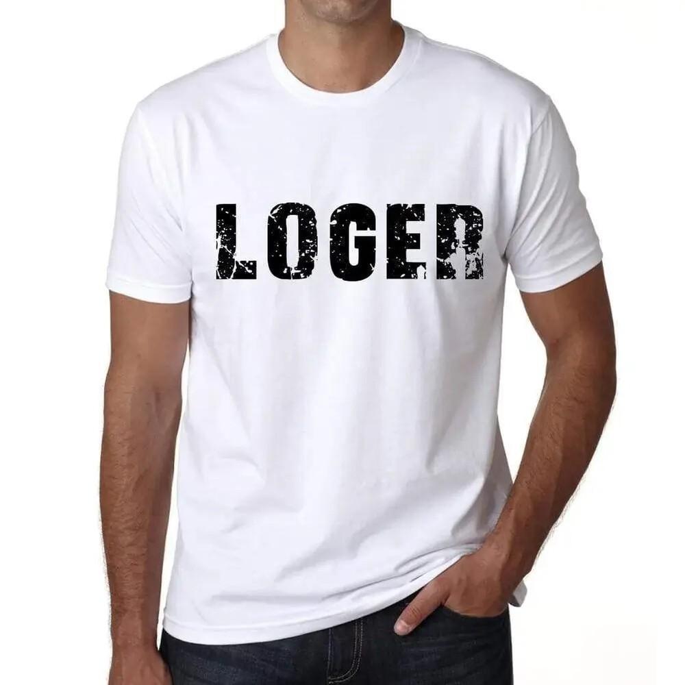 

ULTRABASIC Men s Loger Loger T-Shirt Graphic Eco-Responsible M