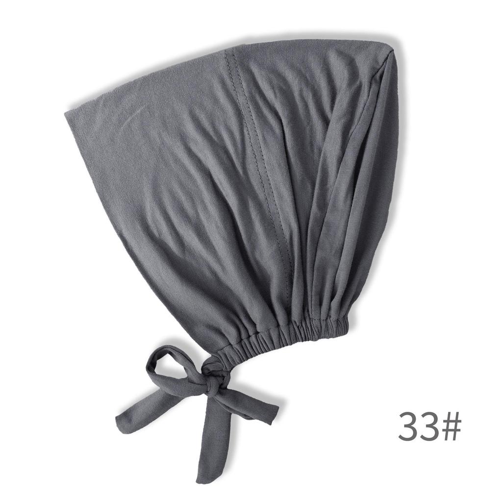 Premium Mercerized Cotton Adjustable Elastic Hair Cover Cap