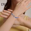 Gevlochten Touw Polssieraad Amerikaanse Onafhankelijkheidsdag Armband Vierde Juli USA Letter Hanger Verenigde Staten Vlag Armband Vorm Verstelbaar Trekkoord