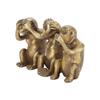 Wise Monkey Statues HearNo Evil SeeNo Evil SpeakNo Evil Monkey Ornaments for Home Office Decorations